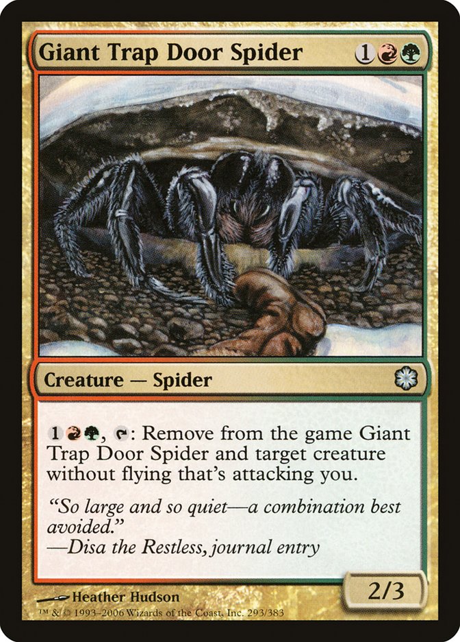 Giant Trap Door Spider [Coldsnap Theme Decks] | PLUS EV GAMES 