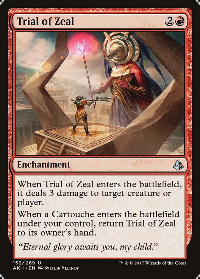 Trial of Zeal [Amonkhet] | PLUS EV GAMES 