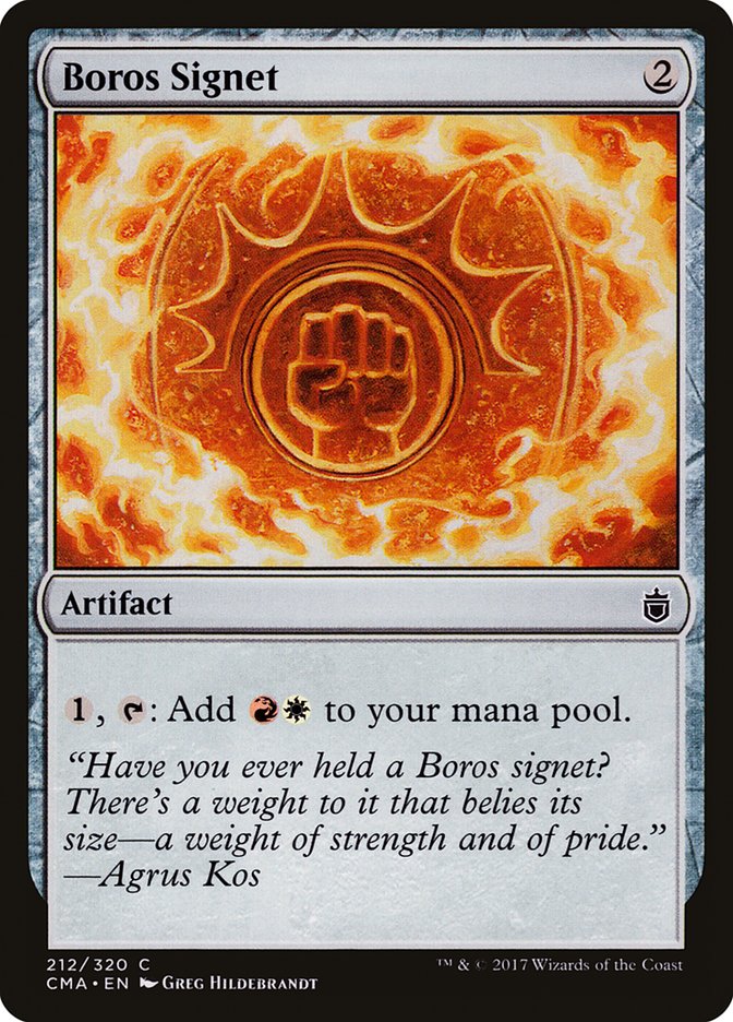 Boros Signet [Commander Anthology] | PLUS EV GAMES 