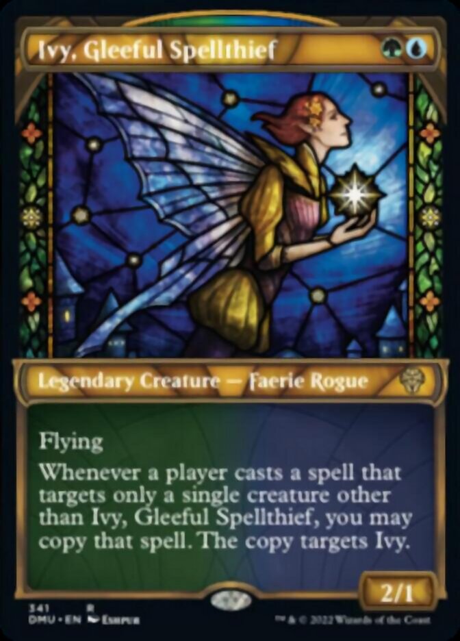 Ivy, Gleeful Spellthief (Showcase Textured) [Dominaria United] | PLUS EV GAMES 