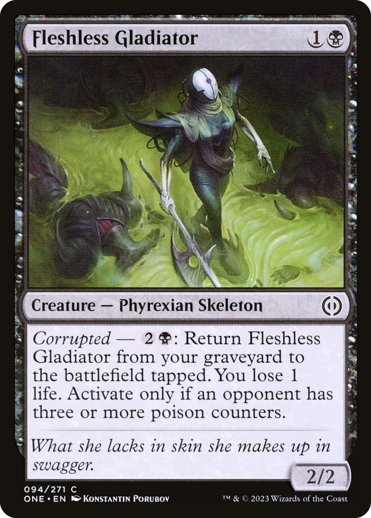 Fleshless Gladiator [Phyrexia: All Will Be One] | PLUS EV GAMES 