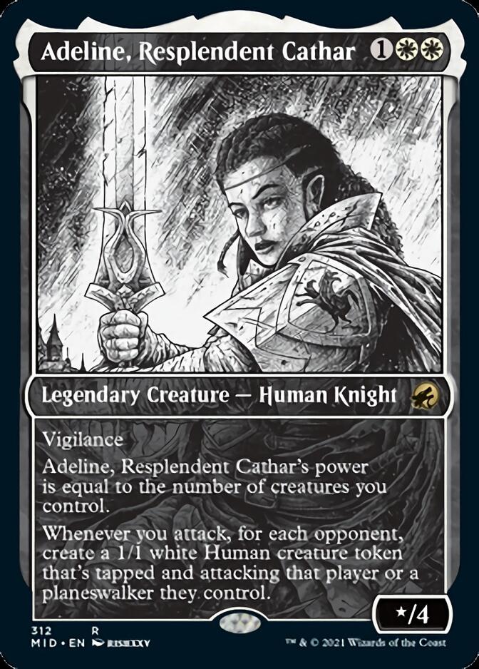 Adeline, Resplendent Cathar (Showcase Eternal Night) [Innistrad: Midnight Hunt] | PLUS EV GAMES 