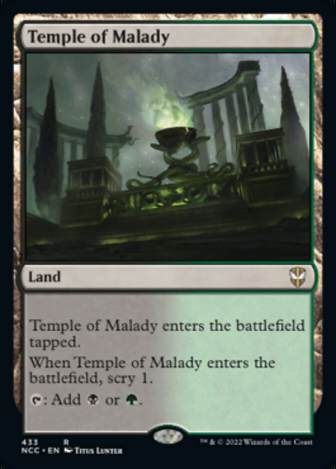 Temple of Malady [Streets of New Capenna Commander] | PLUS EV GAMES 