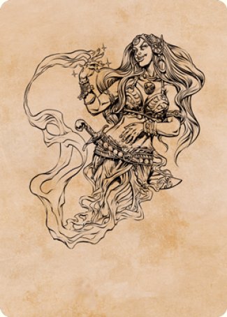 Djinni Windseer (Showcase) Art Card [Dungeons & Dragons: Adventures in the Forgotten Realms Art Series] | PLUS EV GAMES 