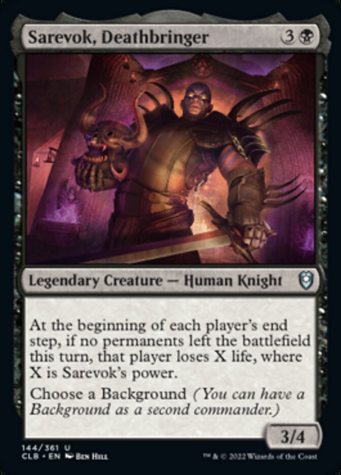 Sarevok, Deathbringer [Commander Legends: Battle for Baldur's Gate] | PLUS EV GAMES 