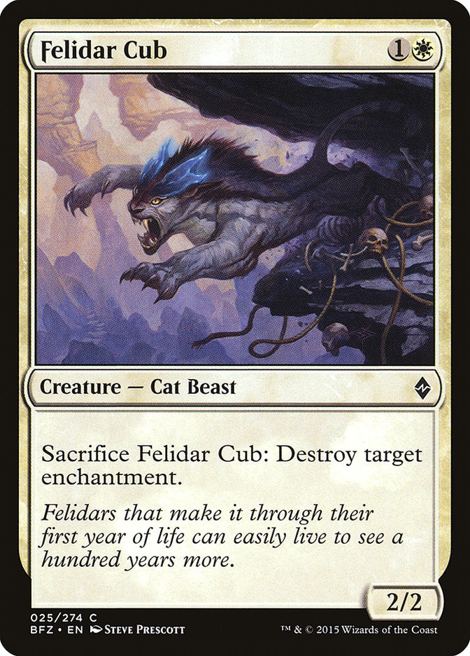 Felidar Cub [Battle for Zendikar] | PLUS EV GAMES 