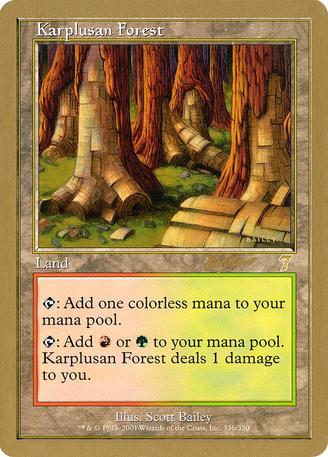 Karplusan Forest (Sim Han How) [World Championship Decks 2002] | PLUS EV GAMES 