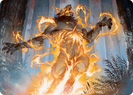 Burn the Accursed Art Card [Innistrad: Midnight Hunt Art Series] | PLUS EV GAMES 