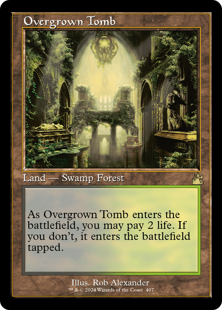 Overgrown Tomb (Retro) [Ravnica Remastered] | PLUS EV GAMES 