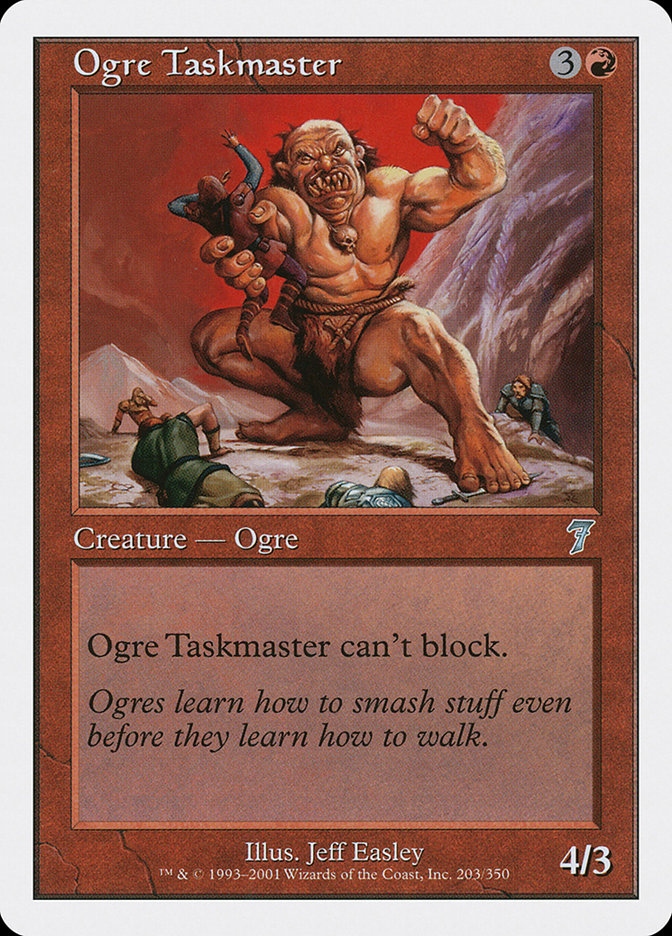 Ogre Taskmaster [Seventh Edition] | PLUS EV GAMES 