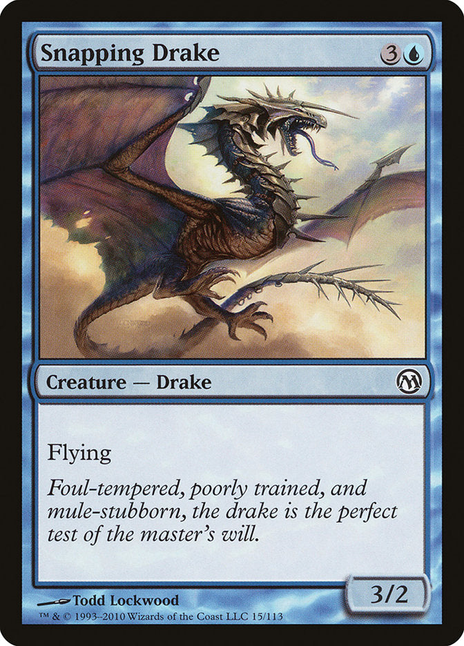 Snapping Drake [Duels of the Planeswalkers] | PLUS EV GAMES 