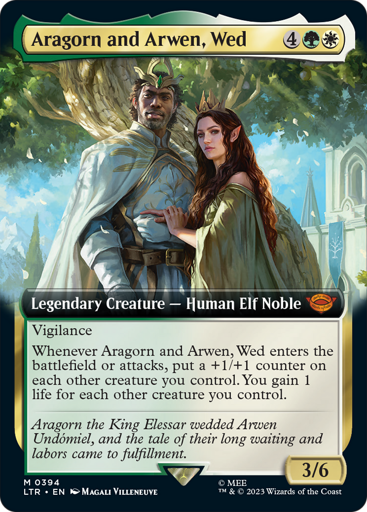 Aragorn and Arwen, Wed (Extended Art) [The Lord of the Rings: Tales of Middle-Earth] | PLUS EV GAMES 