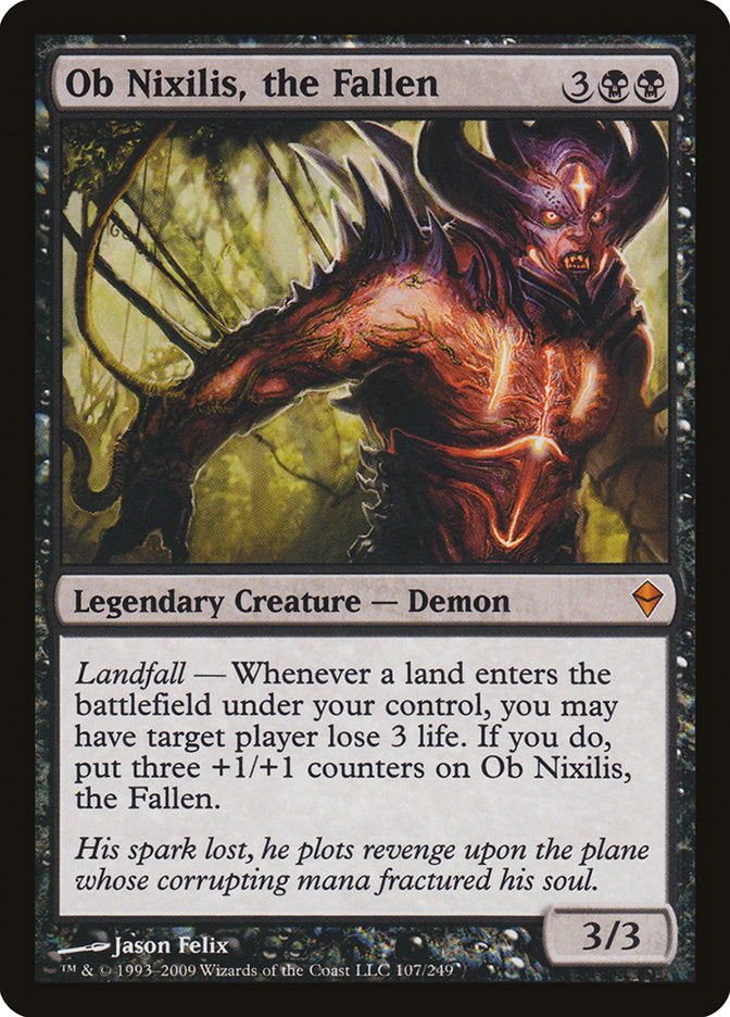 Ob Nixilis, the Fallen [Zendikar] | PLUS EV GAMES 