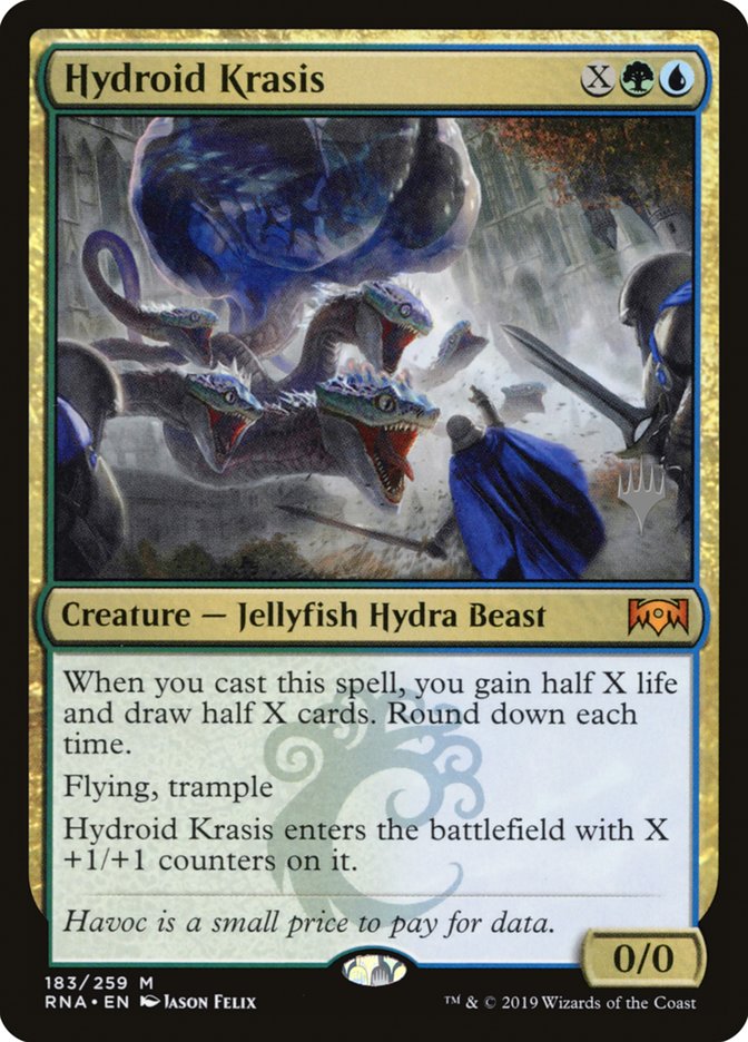 Hydroid Krasis (Promo Pack) [Ravnica Allegiance Promos] | PLUS EV GAMES 