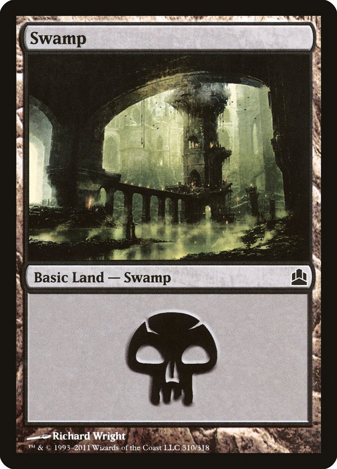 Swamp (310) [Commander 2011] | PLUS EV GAMES 