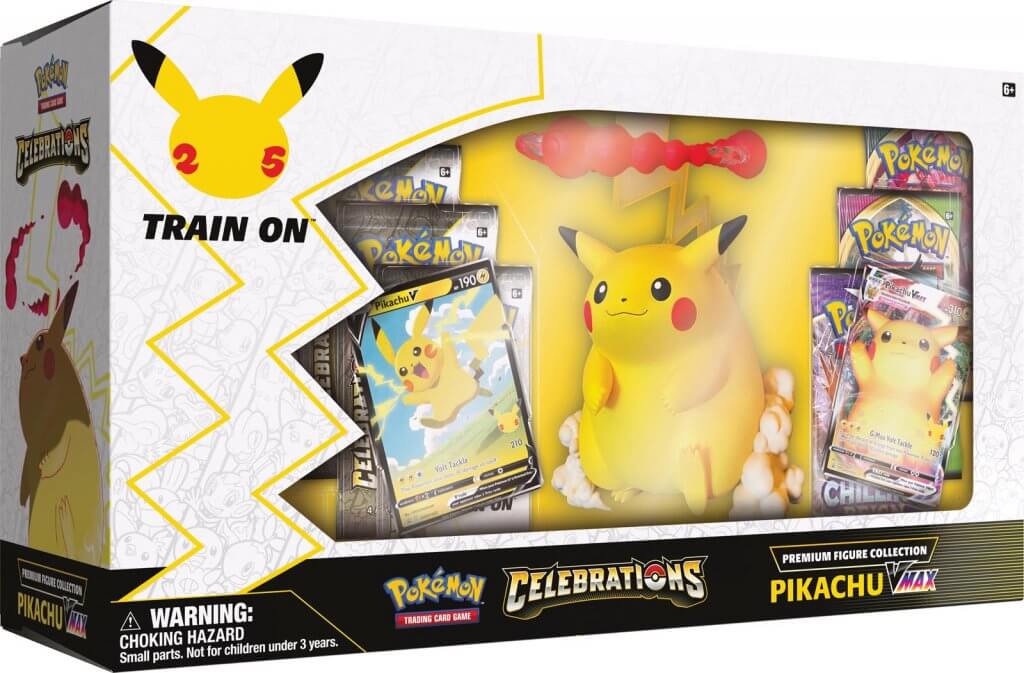 Celebrations: 25th Anniversary - Premium Figure Collection (Pikachu VMAX) | PLUS EV GAMES 