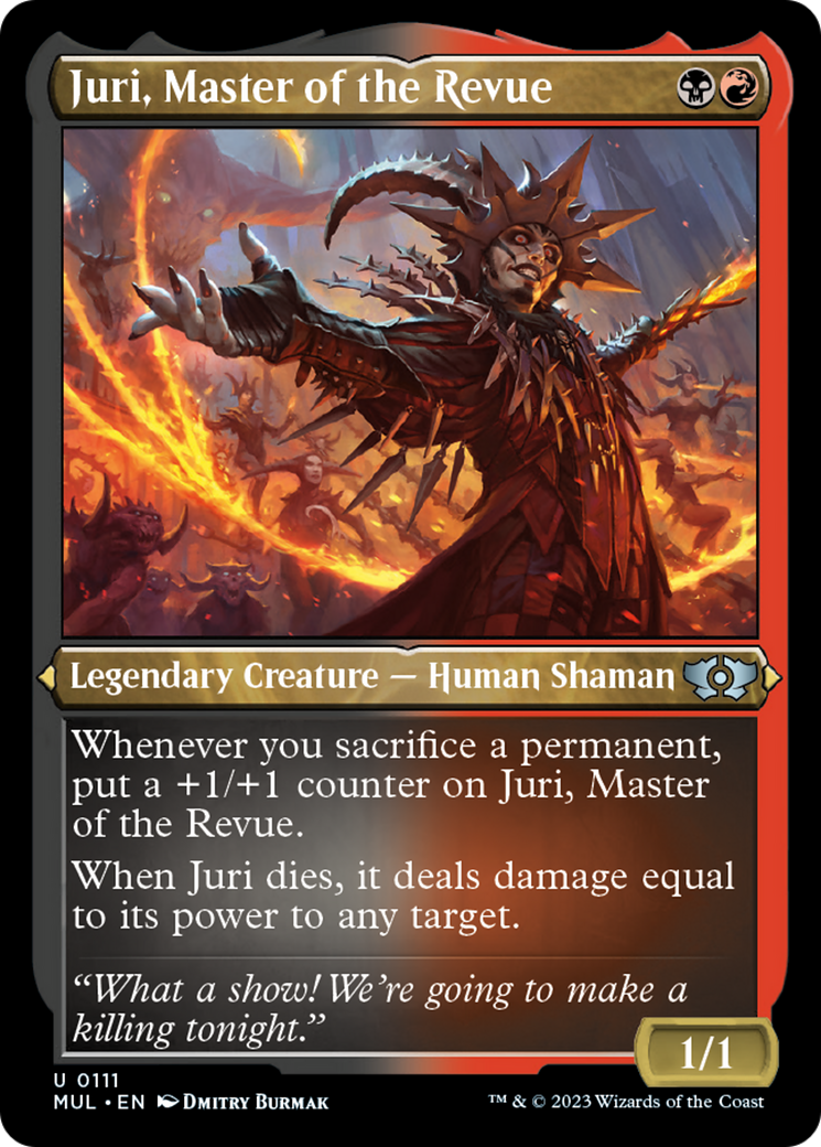 Juri, Master of the Revue (Foil Etched) [Multiverse Legends] | PLUS EV GAMES 