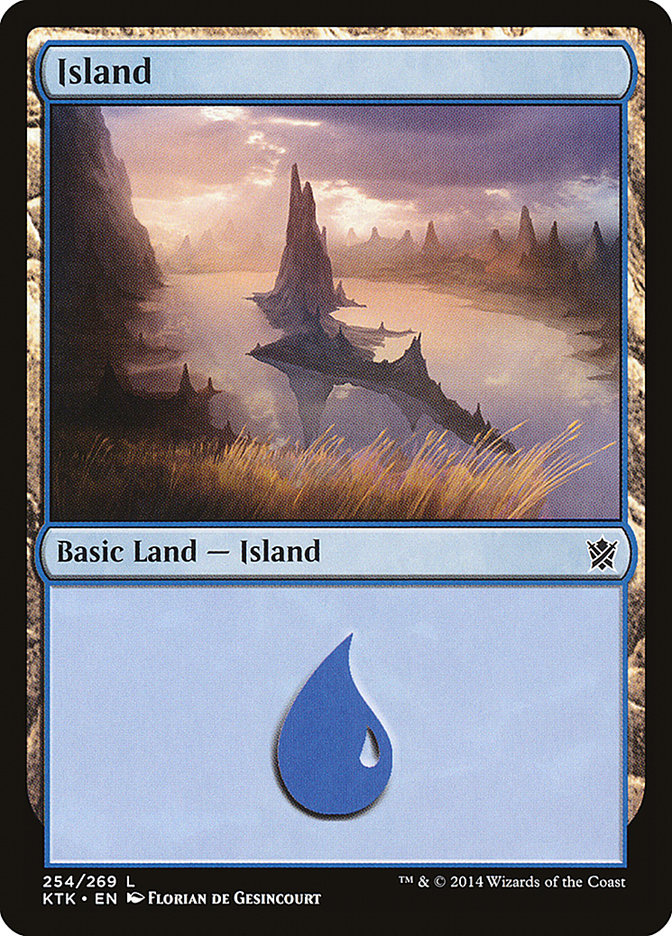 Island (254) [Khans of Tarkir] | PLUS EV GAMES 