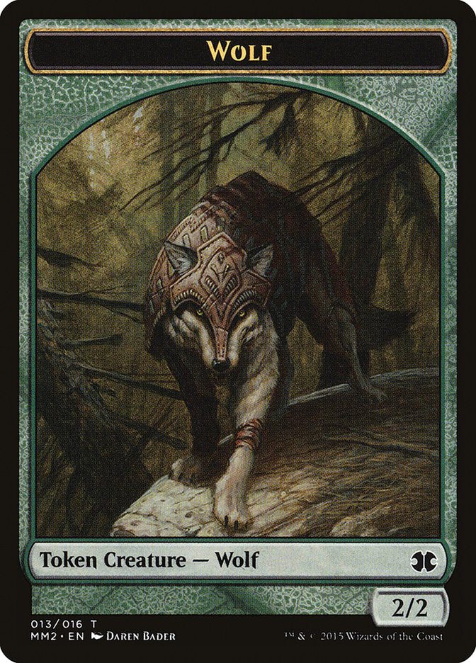 Wolf [Modern Masters 2015 Tokens] | PLUS EV GAMES 
