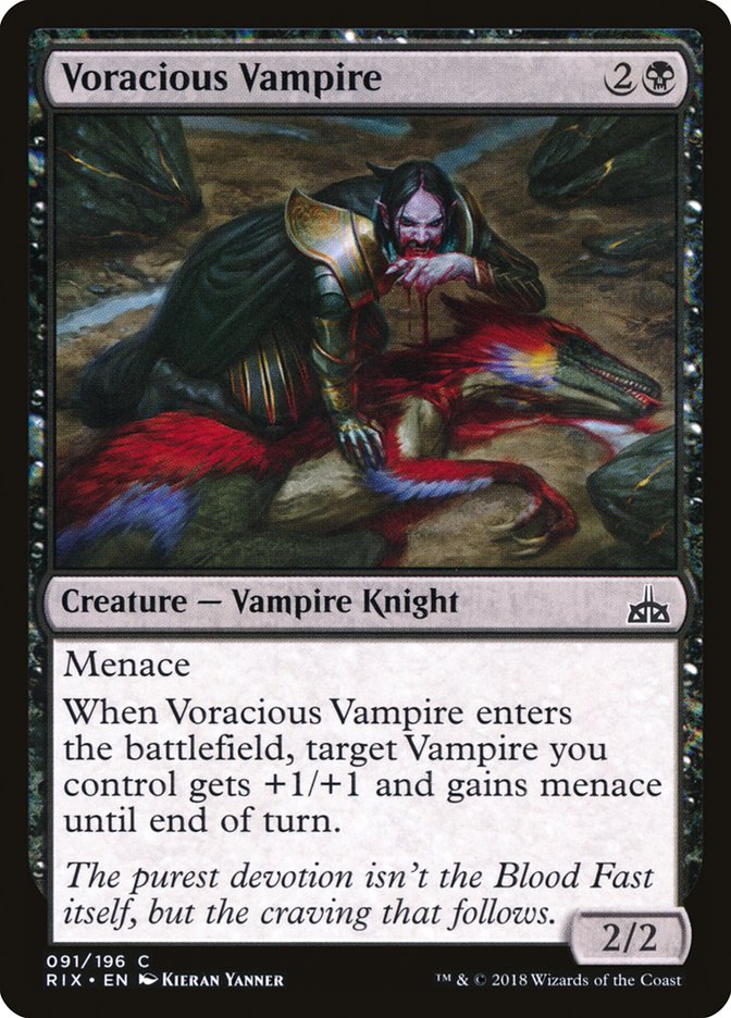 Voracious Vampire [Rivals of Ixalan] | PLUS EV GAMES 