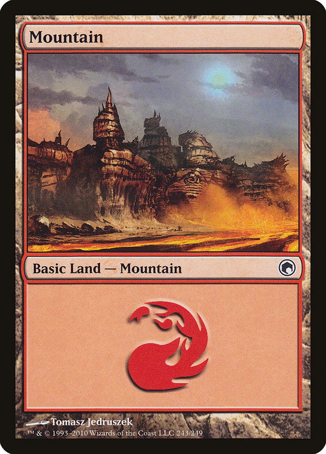 Mountain (243) [Scars of Mirrodin] | PLUS EV GAMES 