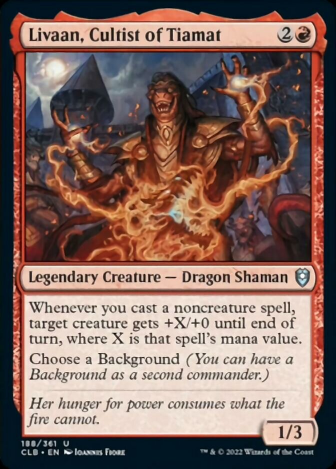 Livaan, Cultist of Tiamat [Commander Legends: Battle for Baldur's Gate] | PLUS EV GAMES 