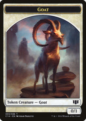 Goblin // Goat Double-sided Token [Commander 2014 Tokens] | PLUS EV GAMES 