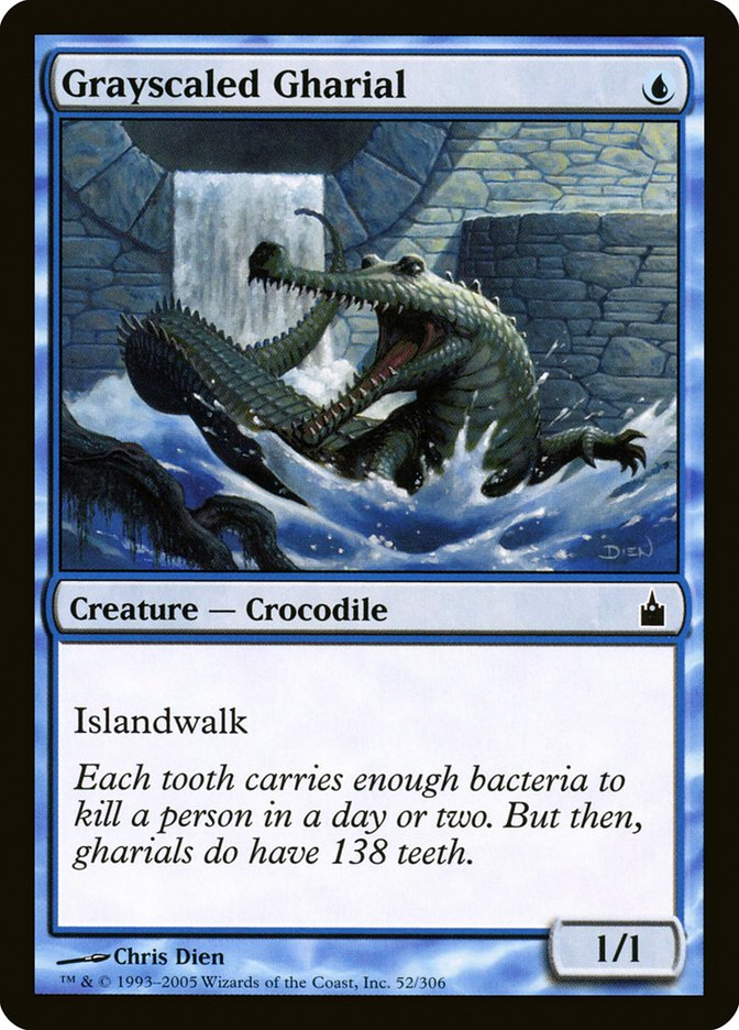 Grayscaled Gharial [Ravnica: City of Guilds] | PLUS EV GAMES 
