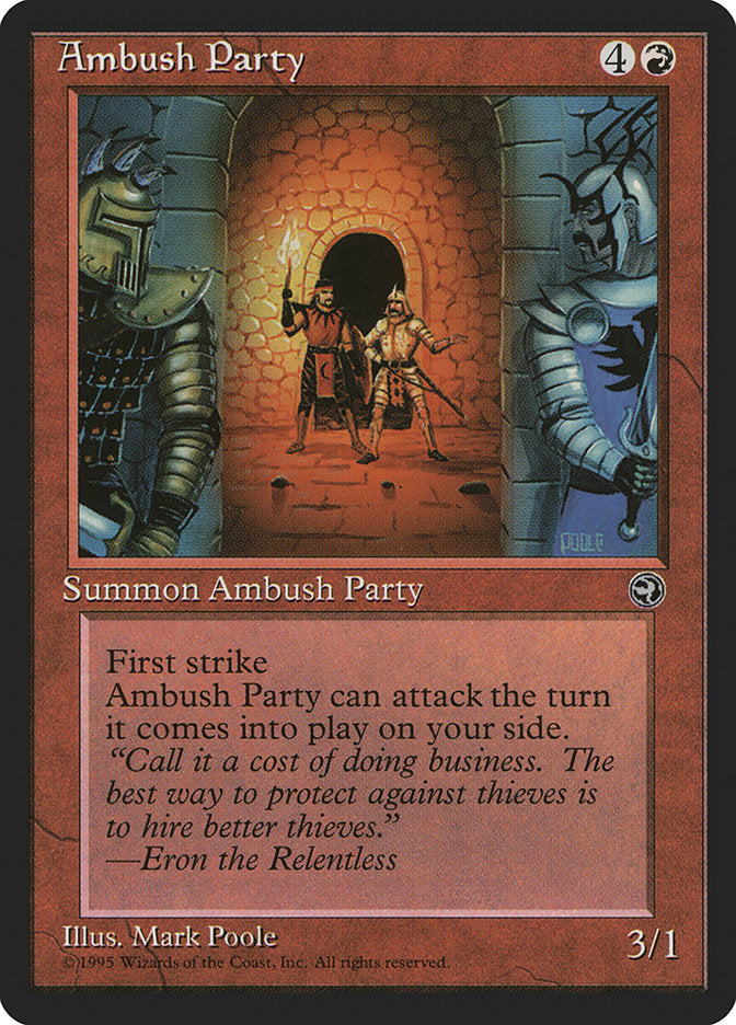 Ambush Party (Eron Flavor Text) [Homelands] | PLUS EV GAMES 