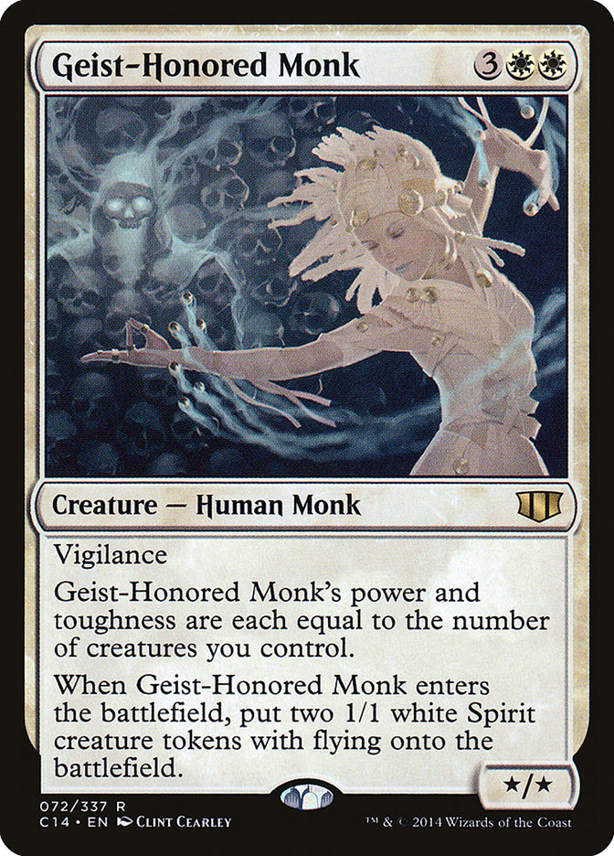 Geist-Honored Monk [Commander 2014] | PLUS EV GAMES 