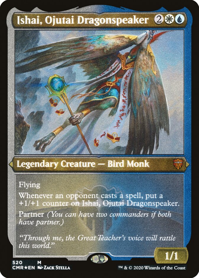 Ishai, Ojutai Dragonspeaker [Commander Legends Etched] | PLUS EV GAMES 