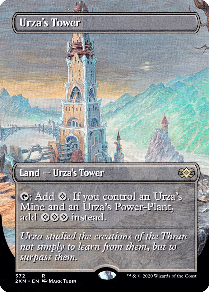 Urza's Tower (Toppers) [Double Masters Extended Art] | PLUS EV GAMES 