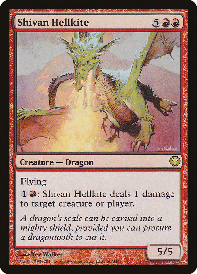 Shivan Hellkite [Duel Decks: Knights vs. Dragons] | PLUS EV GAMES 