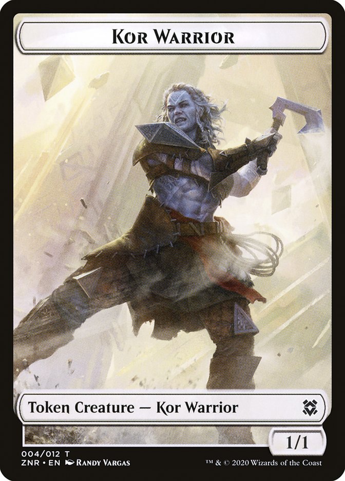 Kor Warrior [Zendikar Rising Tokens] | PLUS EV GAMES 