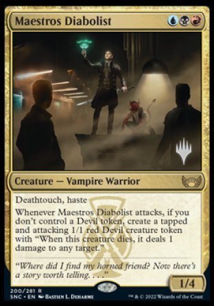 Maestros Diabolist (Promo Pack) [Streets of New Capenna Promos] | PLUS EV GAMES 