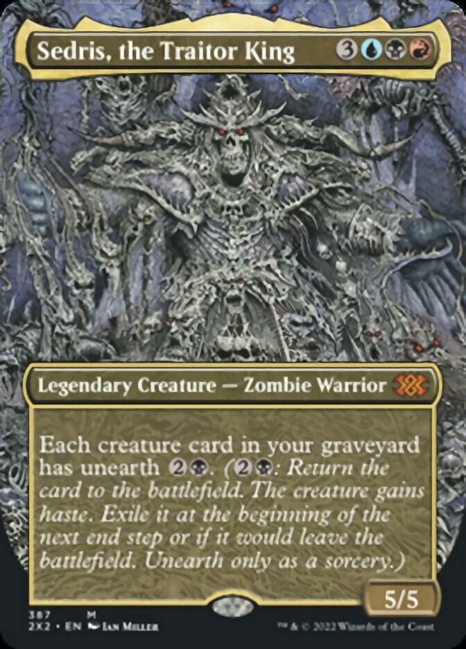 Sedris, the Traitor King (Borderless Alternate Art) [Double Masters 2022] | PLUS EV GAMES 