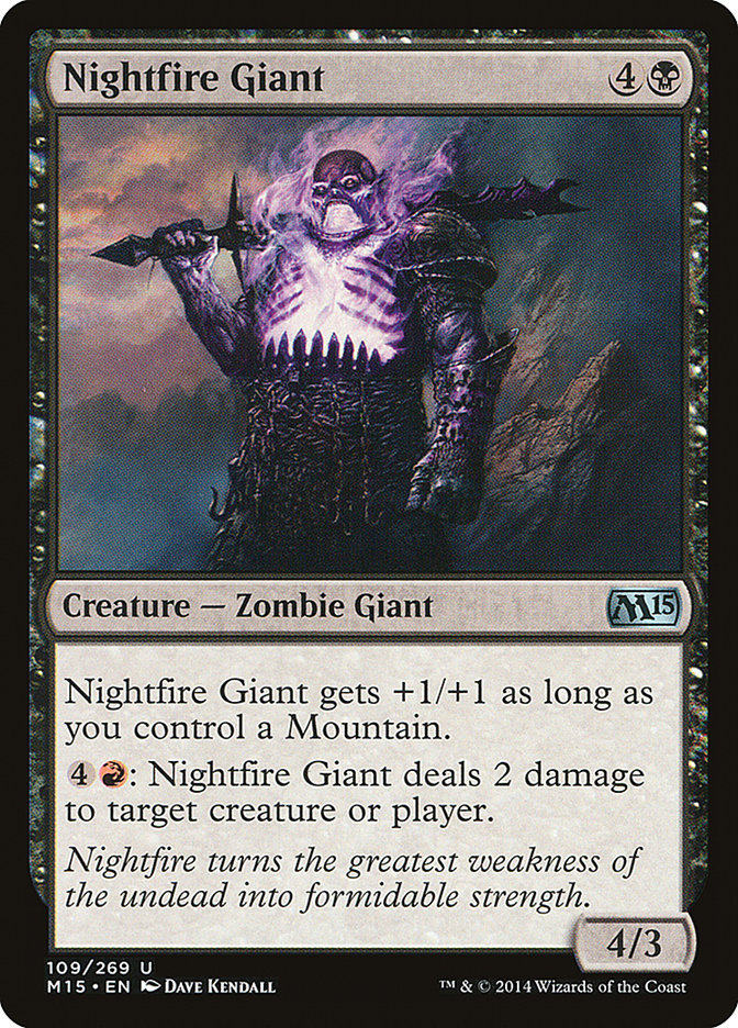 Nightfire Giant [Magic 2015] | PLUS EV GAMES 