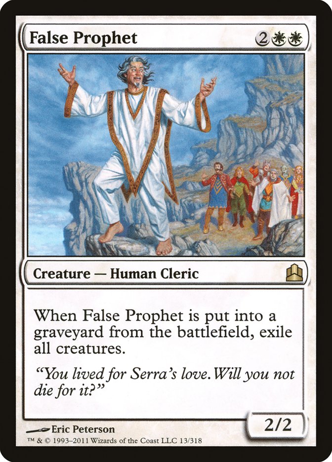 False Prophet [Commander 2011] | PLUS EV GAMES 