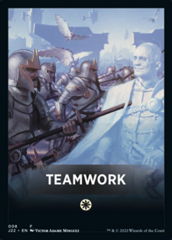 Teamwork Theme Card [Jumpstart 2022 Front Cards] | PLUS EV GAMES 