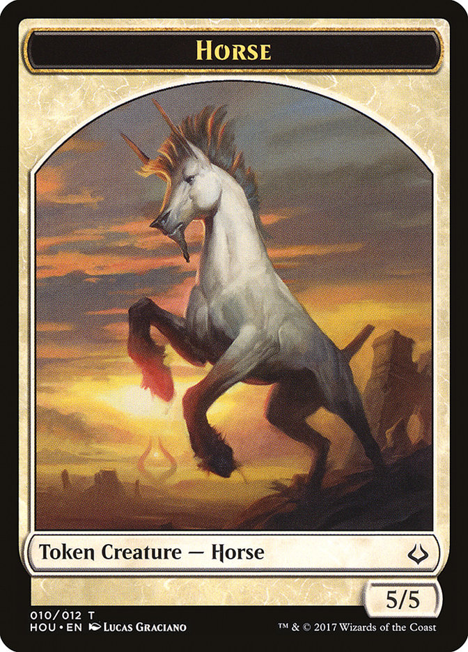 Horse [Hour of Devastation Tokens] | PLUS EV GAMES 