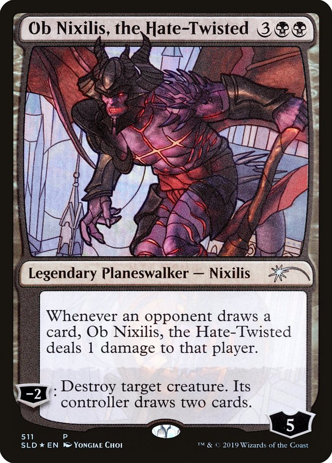 Ob Nixilis, the Hate-Twisted (Stained Glass) [Secret Lair Drop Promos] | PLUS EV GAMES 