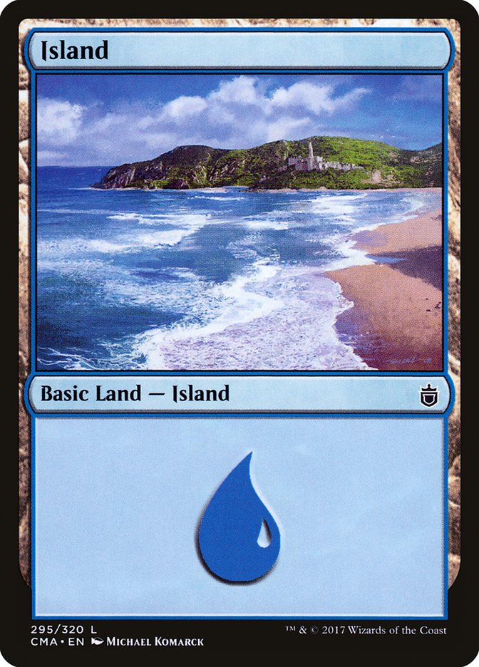 Island (295) [Commander Anthology] | PLUS EV GAMES 