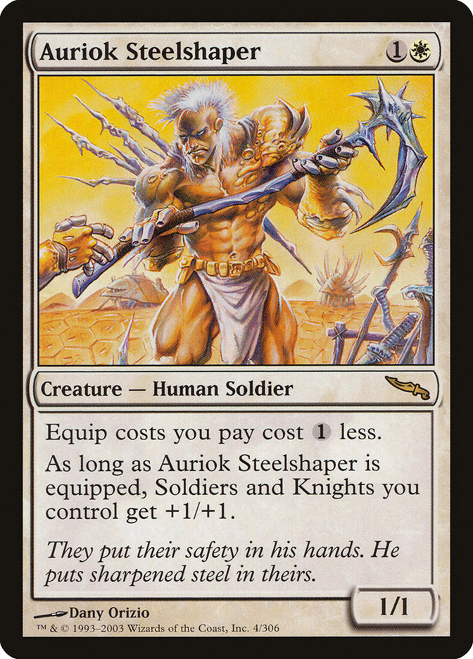 Auriok Steelshaper [Mirrodin] | PLUS EV GAMES 