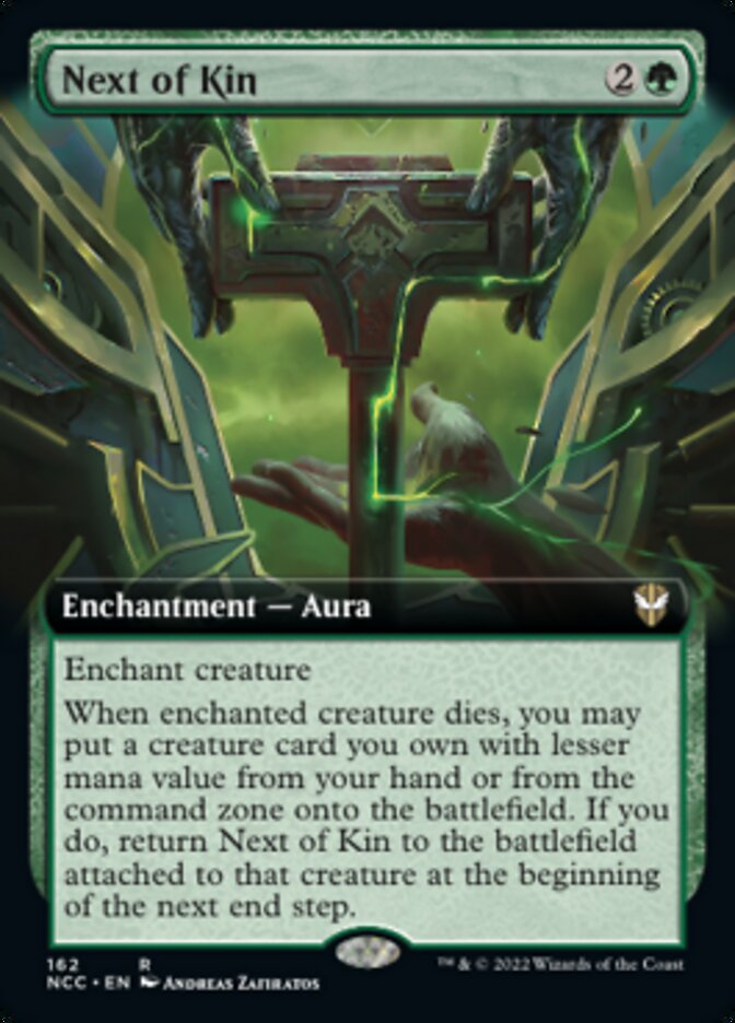Next of Kin (Extended Art) [Streets of New Capenna Commander] | PLUS EV GAMES 