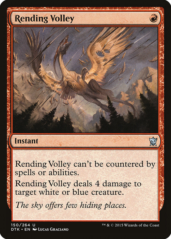 Rending Volley [Dragons of Tarkir] | PLUS EV GAMES 