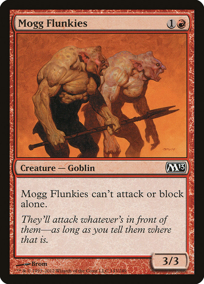 Mogg Flunkies [Magic 2013] | PLUS EV GAMES 