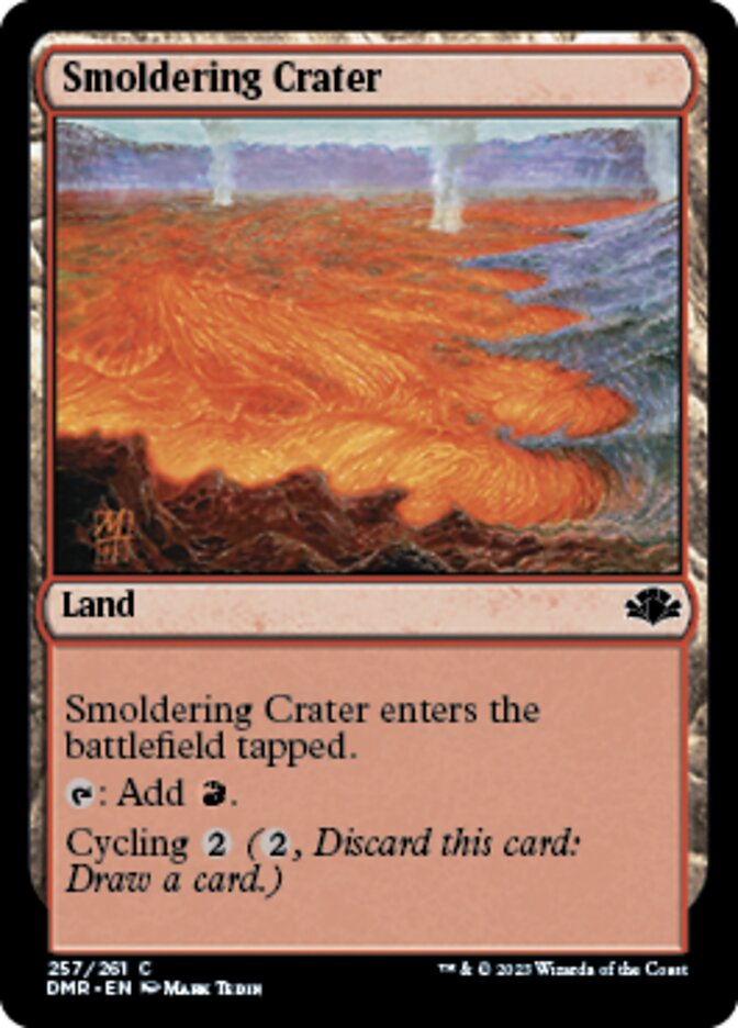 Smoldering Crater [Dominaria Remastered] | PLUS EV GAMES 