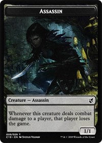 Assassin // Morph Double-sided Token [Commander 2019 Tokens] | PLUS EV GAMES 