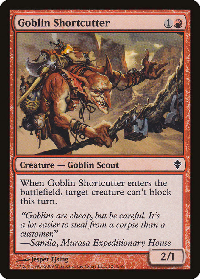 Goblin Shortcutter [Zendikar] | PLUS EV GAMES 