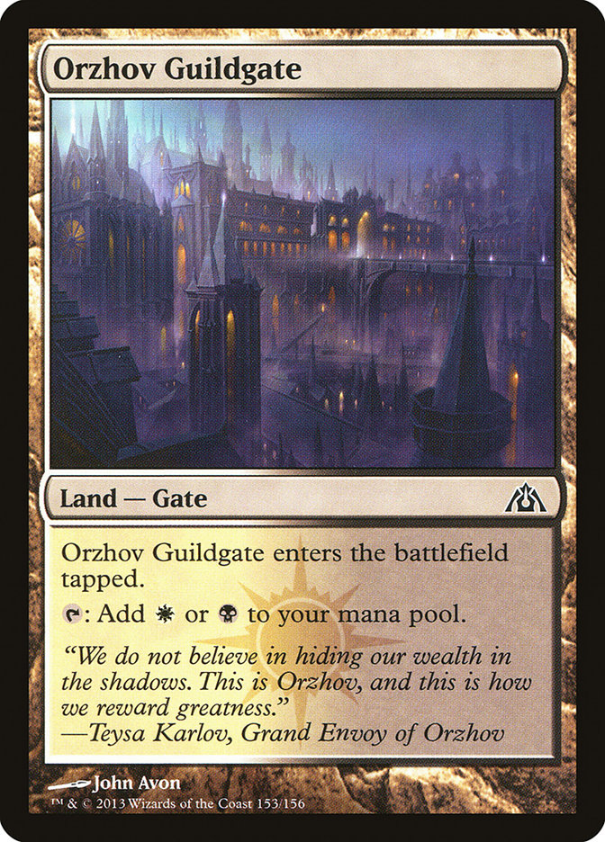 Orzhov Guildgate [Dragon's Maze] | PLUS EV GAMES 